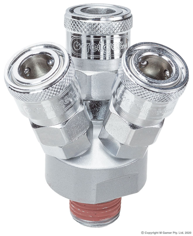 3 Way Quick Coupler Cluster